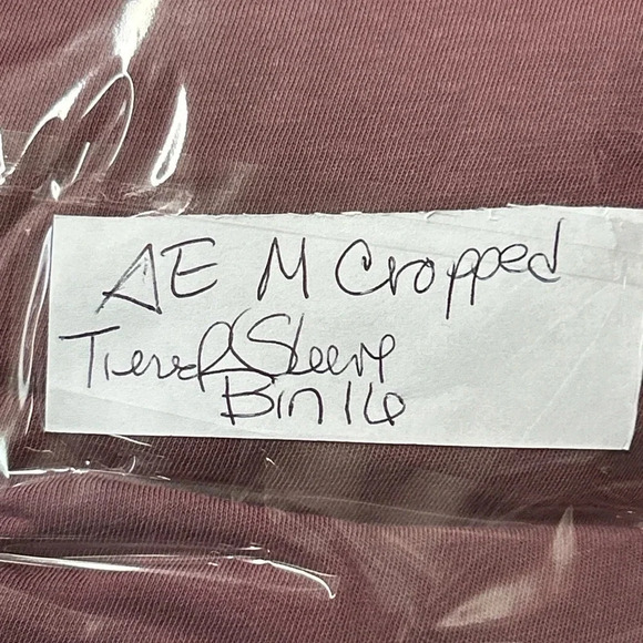 Women's Medium Popover Cropped Top Stretch Tiered Boho Fairycore Grunge - Picture 13 of 13